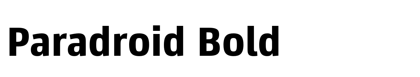 Paradroid Bold